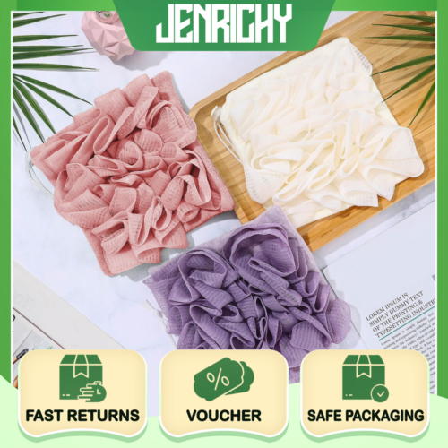 2-in-1 Loofah Washcloth | Exfoliating Bath Sponge for Smooth Skin