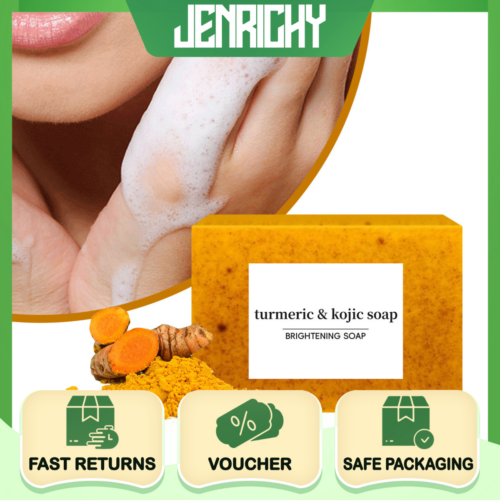 Lemon Turmeric Kojic Soap | Brightening & Cleansing Bar (2pcs)