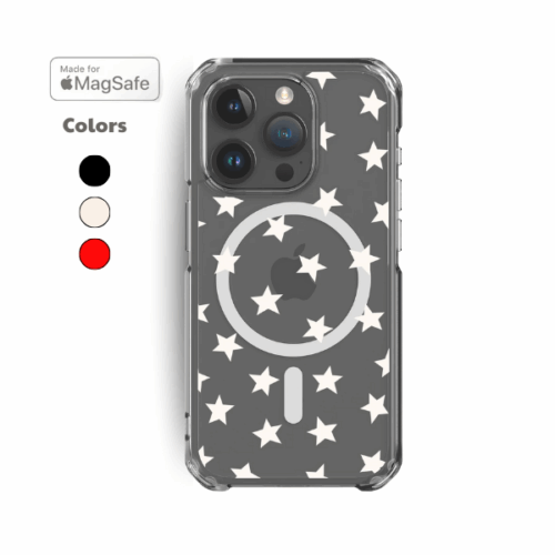 Mini Stars Clear MagSafe iPhone Case