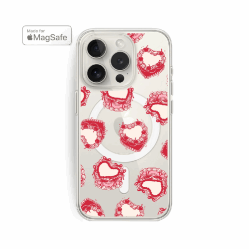Retro Cake Clear MagSafe iPhone Case