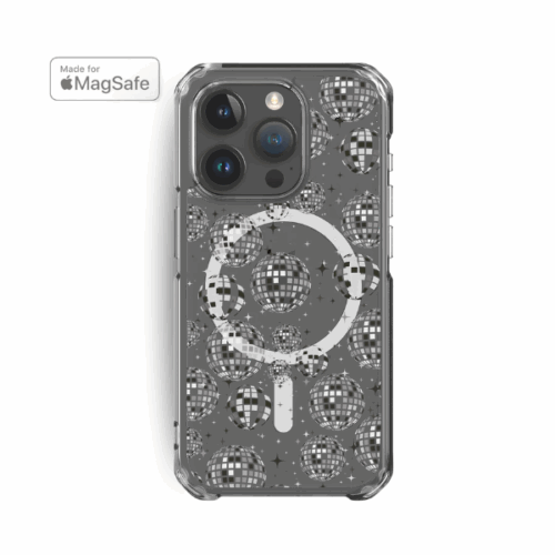 Disco Ball Clear MagSafe iPhone Case