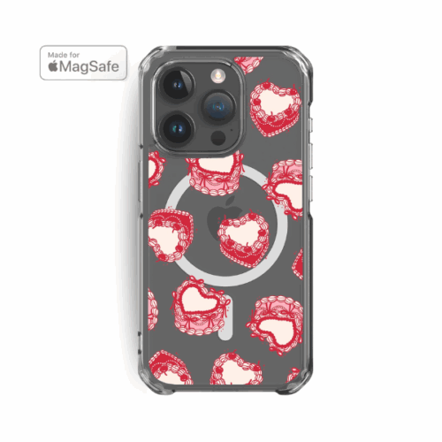 Retro Cake Clear MagSafe iPhone Case