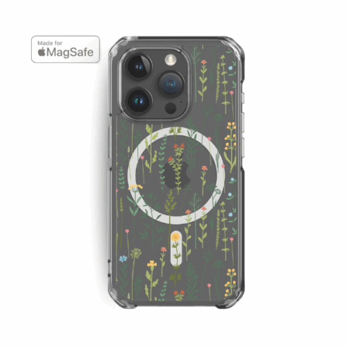 Wildflowers Clear MagSafe iPhone Case