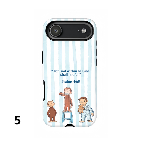 Curious George Phone Case – Inspirational Scripture Protective Covers for Phone Curious George Phone Case – Inspirational Scripture Protective Covers for Phone