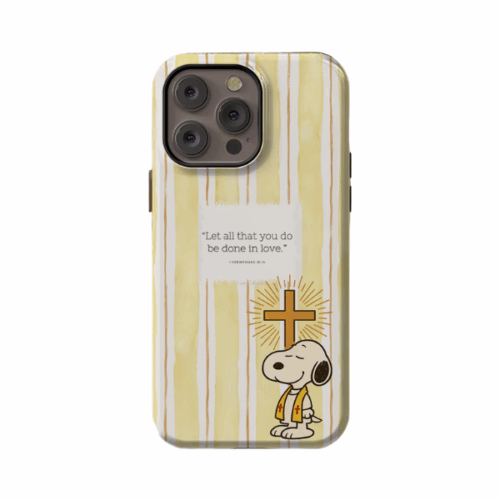 Snoopy Christian Bible Verse Phone Case Collection – Inspirational Scripture Protective Covers for Phone