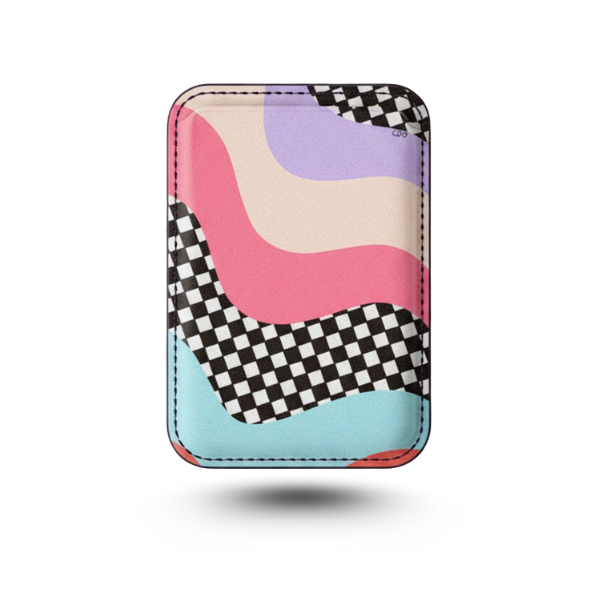 Abstract Flow Vegan Wallet Abstract Flow Vegan Wallet