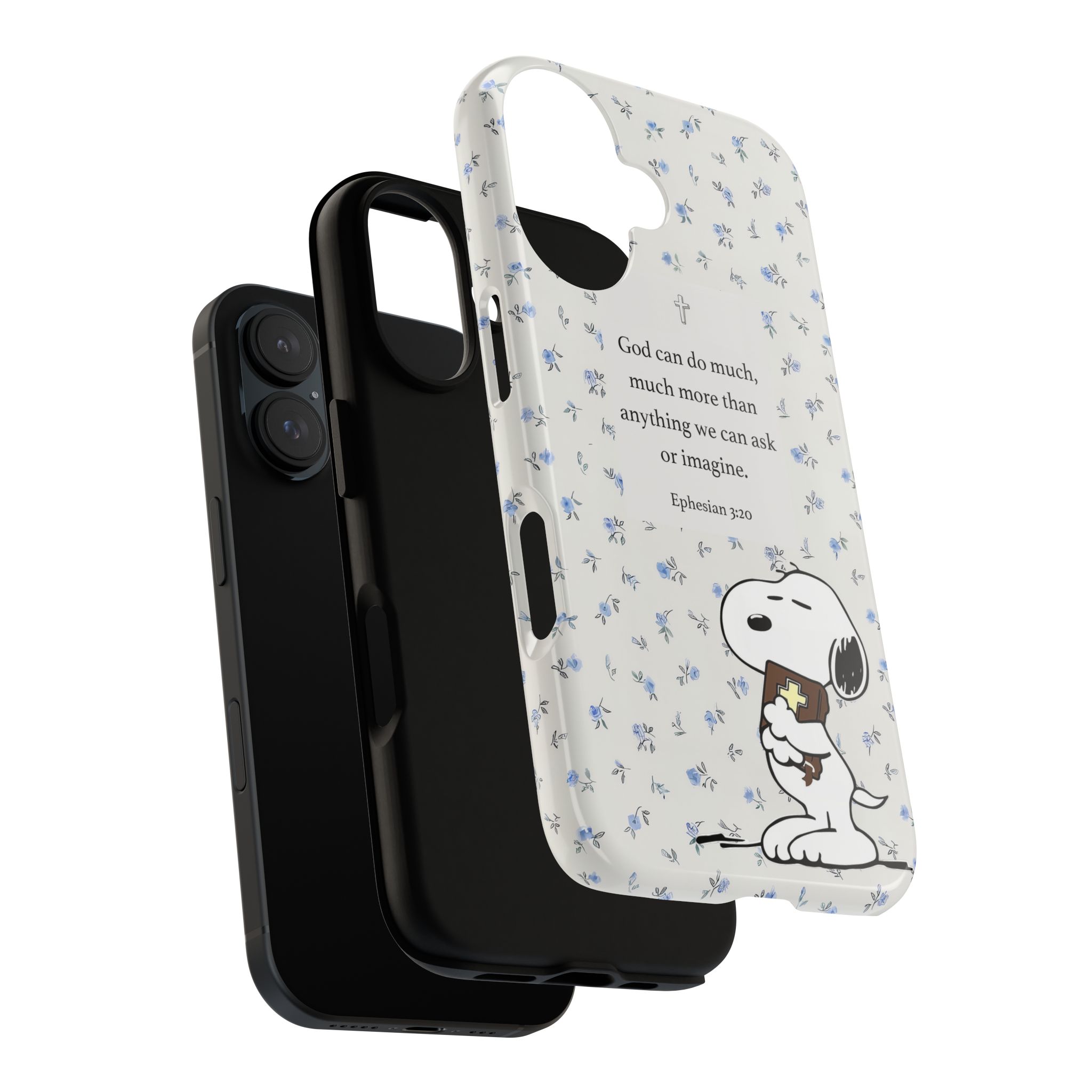 Snoopy Phone Case – Inspirational Scripture Protective Covers for Phone (Ver 2) Snoopy Phone Case – Inspirational Scripture Protective Covers for Phone (Ver 2)