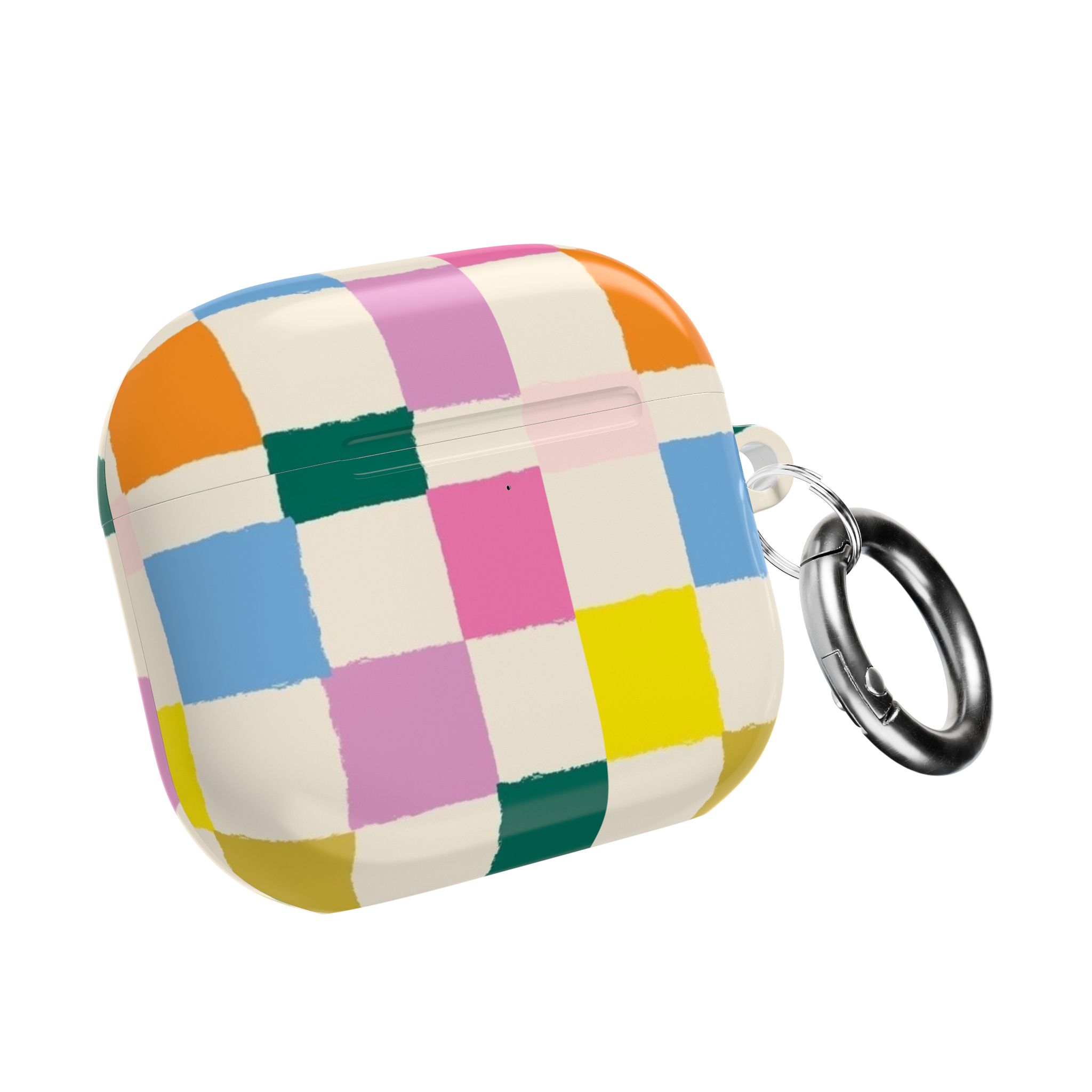 Colorful Block Check AirPod Case Colorful Block Check AirPod Case