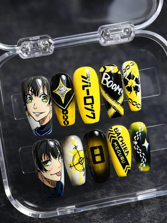 Bachira Meguru Press On Nails