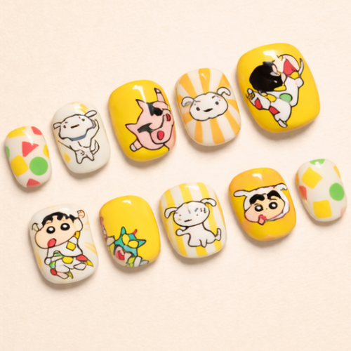 Crayon Shin – Chan Press On Nails