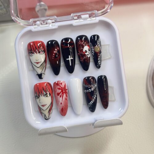 Makima Chainsaw Man Press On Nails