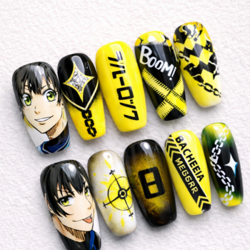 Bachira Meguru Demon Slayer Press On Nails