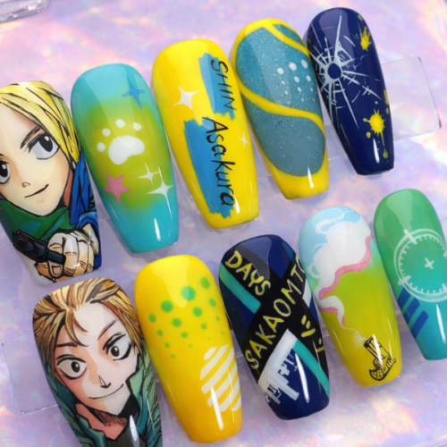 Shin Asakura Sakamoto Days Press On Nails