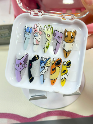 Pokemon Press On Nails Pokemon Press On Nails