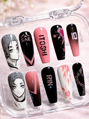 Itosh Sae Blue Lock Press On Nails