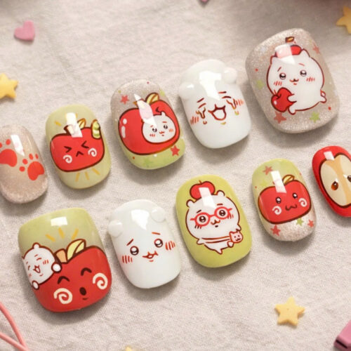 Nanka Chiisakute Kawaii Yatsu Press On Nails