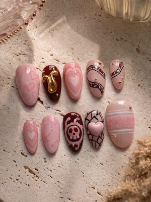 One Piece Boa Hancock Press On Nails