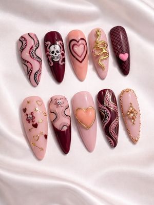 One Piece Boa Hancock Press On Nails (Ver 5)