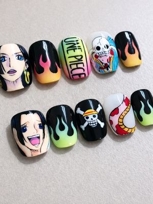 One Piece Boa Hancock Press On Nails (Ver 6)