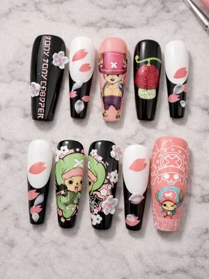One Piece Tony Tony Chopper Press On Nails