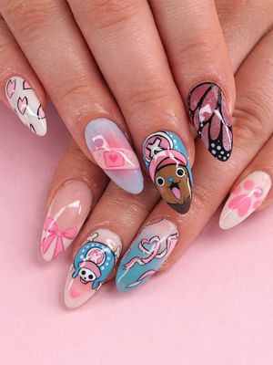 One Piece Tony Tony Chopper Press On Nails (Ver 2)