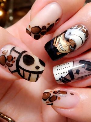 One Piece Trafalgar D. Water Law Press On Nails (Ver 2)