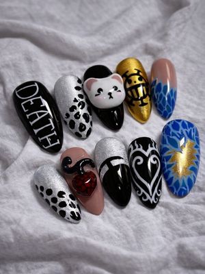 One Piece Trafalgar D. Water Law Press On Nails (Ver 5)