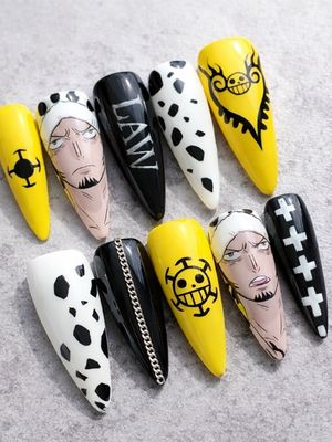 One Piece Trafalgar D. Water Law Press On Nails (Ver 4)