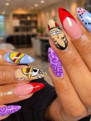 One Piece Monkey D. Luffy Press On Nails (Ver 3)
