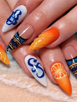 One Piece Nami Press On Nails (Ver 7)