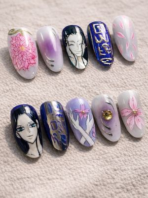 One Piece Nico Robin Press On Nails (Ver 4)