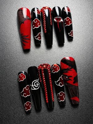 Uchiha Itachi Press On Nails (Ver 6)