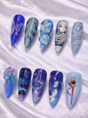 Frieren: Beyond Journey’s End Press On Nails (Ver 6)