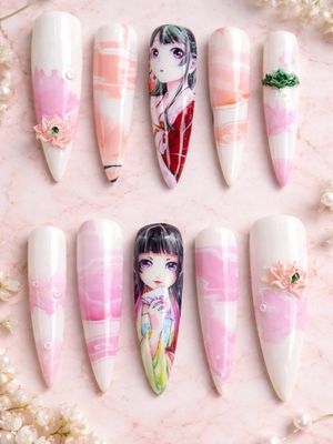 The Apothecary Diaries Mao Mao Press On Nails (Ver 4)