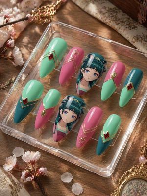 The Apothecary Diaries Mao Mao Press On Nails (Ver 5)