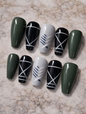 Attack Of Titan Scout Regiment Press On Nails