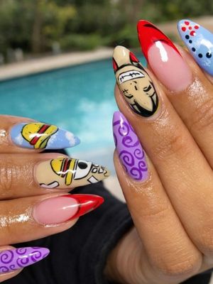 One Piece Monkey D. Luffy Press On Nails (Ver 3)