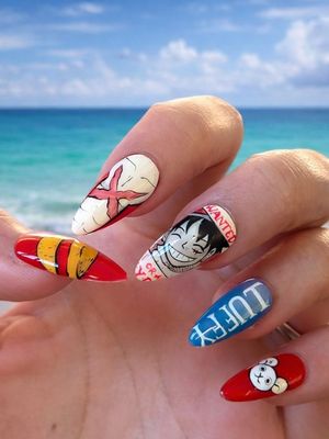 One Piece Monkey D. Luffy Press On Nails (Ver 4)