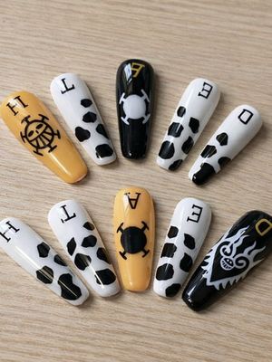 One Piece Trafalgar D. Water Law Press On Nails