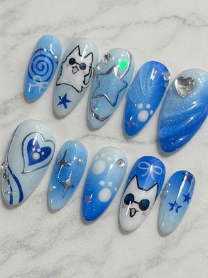 Jujutsu Kaisen Gojo Satoru Press On Nails (Ver 5)