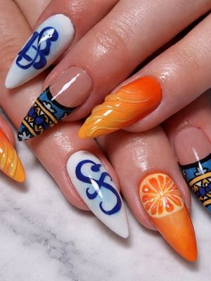 One Piece Nami Press On Nails (Ver 7)