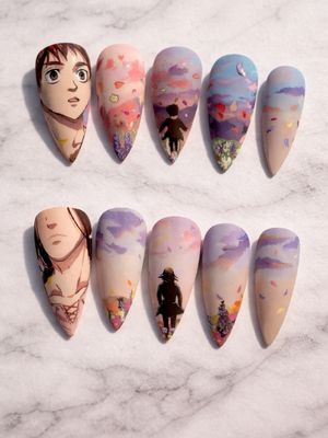 Attack Of Titan Eren Yeager Press On Nails