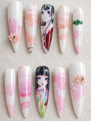 The Apothecary Diaries Mao Mao Press On Nails (Ver 4)