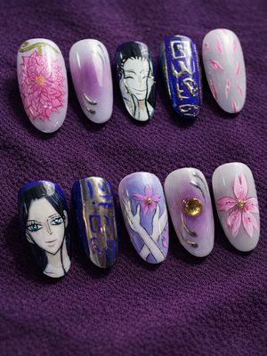 One Piece Nico Robin Press On Nails (Ver 4)