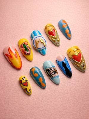 One Piece Vinsmoke Sanji Press On Nails (Ver 2)