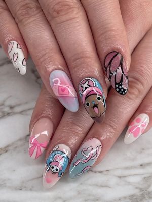 One Piece Tony Tony Chopper Press On Nails (Ver 2)
