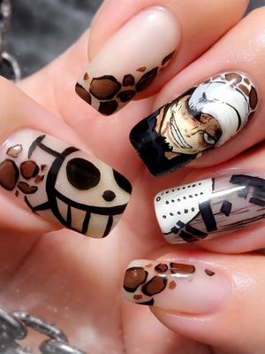 One Piece Trafalgar D. Water Law Press On Nails (Ver 2)