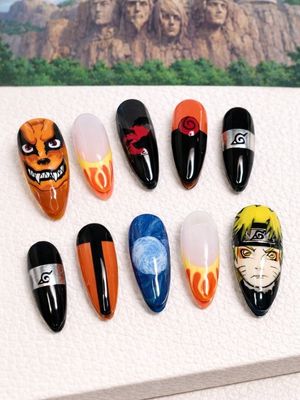 Uzumaki Naruto Press On Nails (Ver 4)