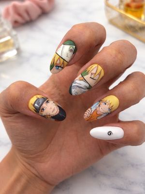 Uzumaki Naruto Press On Nails (Ver 3)