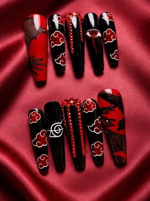 Uchiha Itachi Press On Nails (Ver 6)